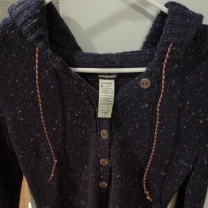 Patagonia Women's Speckled Black Cardigan